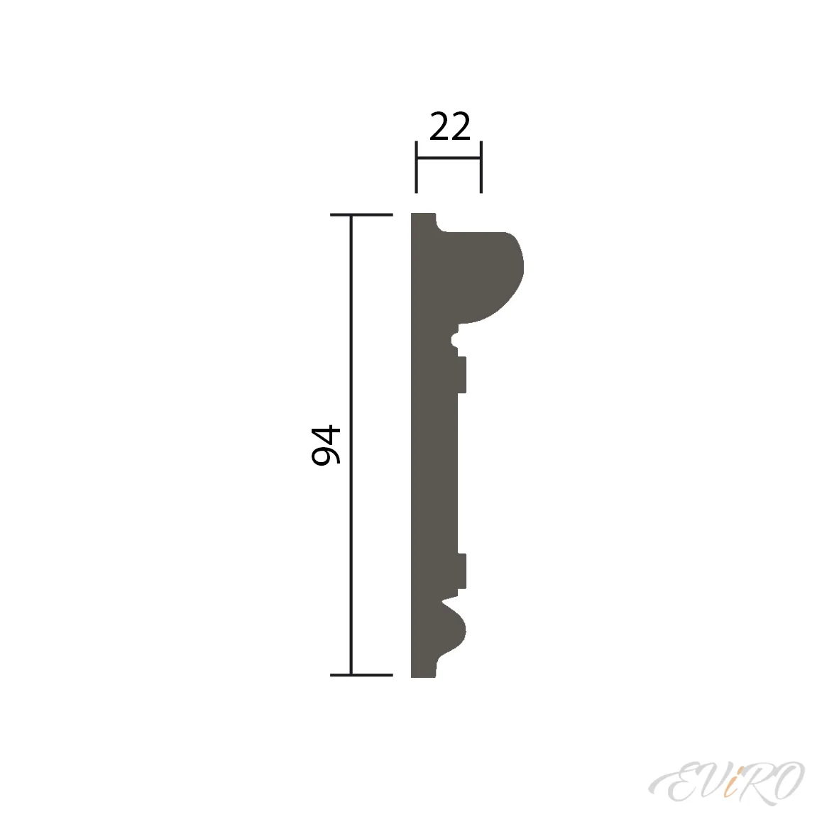 Молдинг EViRO Модель 1.51.345