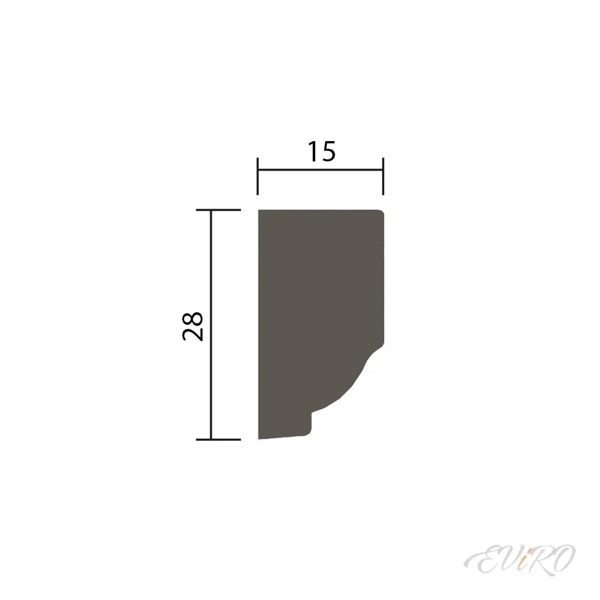 Молдинг EViRO Модель 1.51.305
