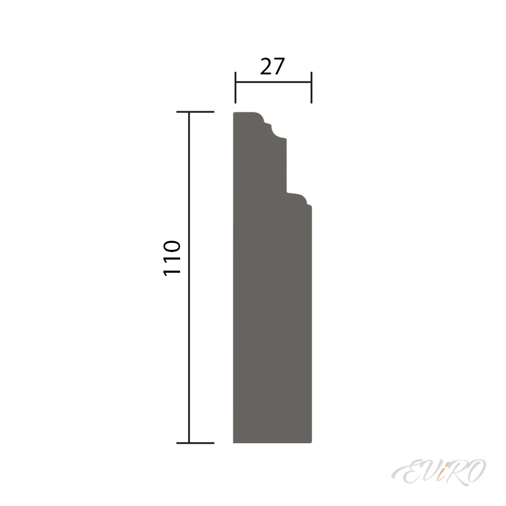 Плинтус EViRO Модель 1.53.101