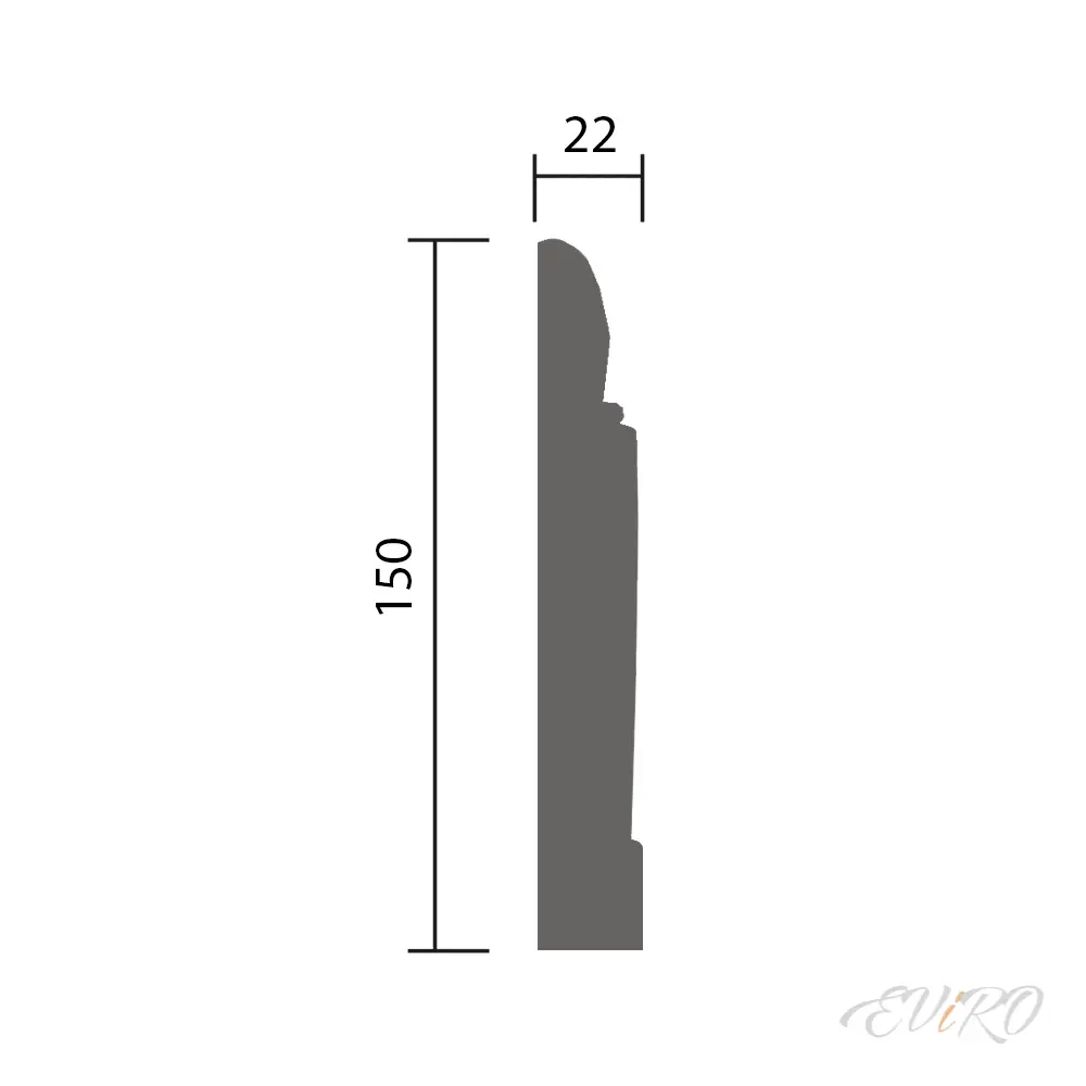 Плинтус EViRO Модель 1.53.102