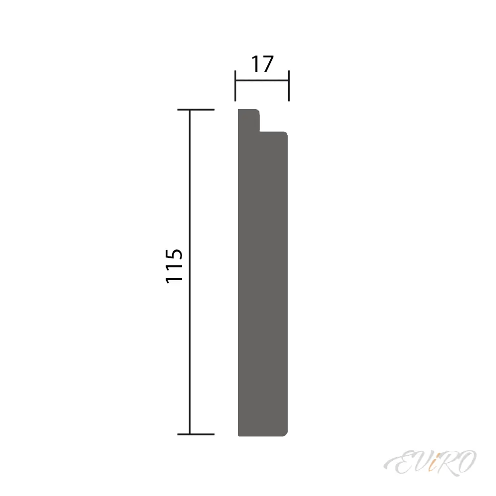 Плинтус EViRO Модель 43
