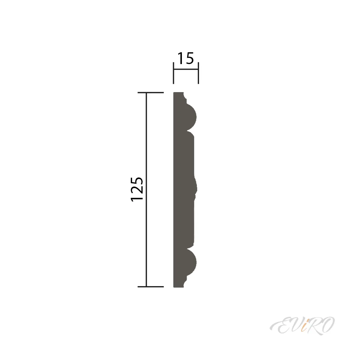 Молдинг EViRO Модель 1.51.325