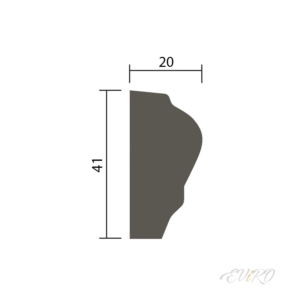 Молдинг EViRO Модель 1.51.375