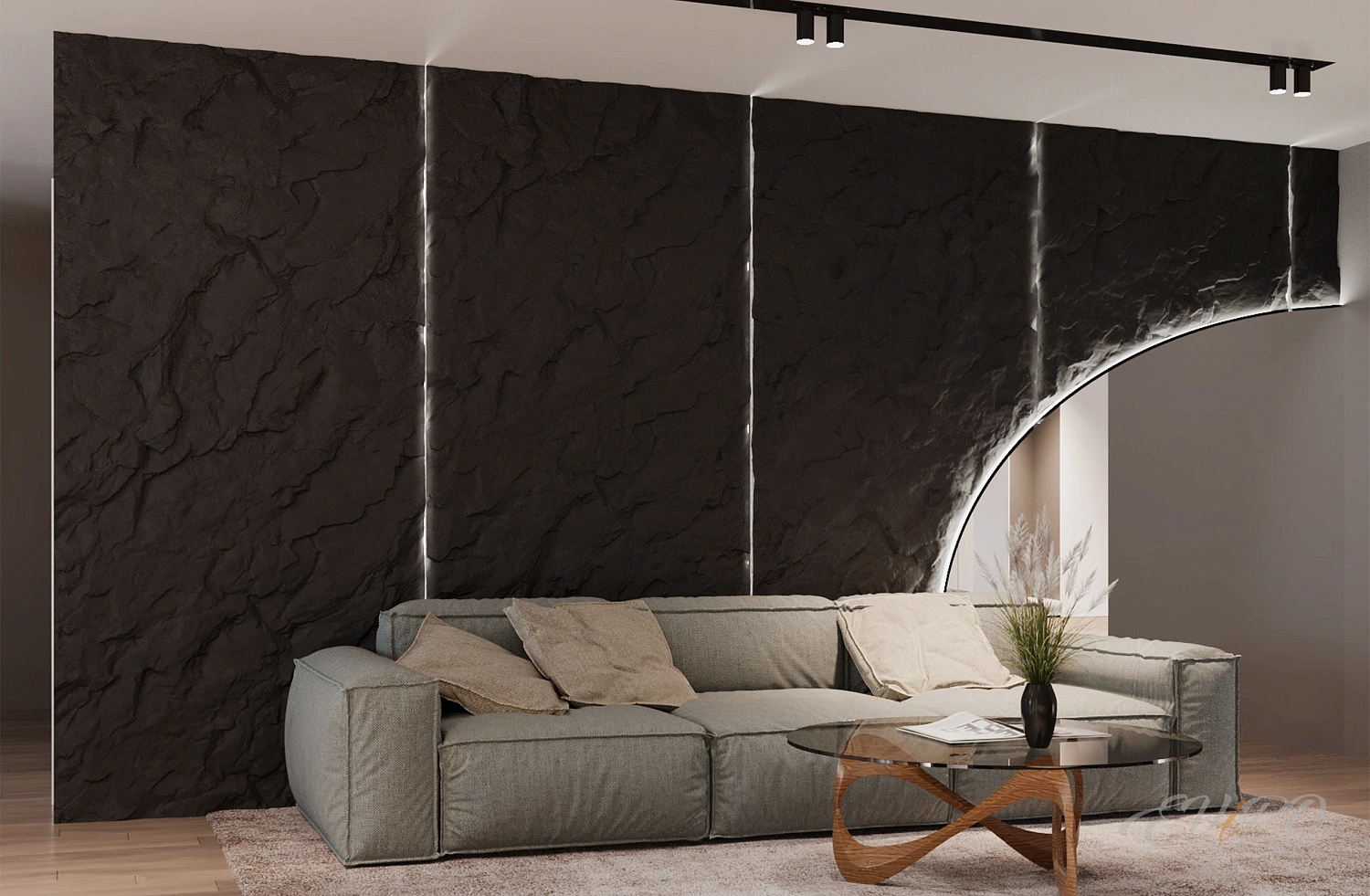 Гипсовая 3D панель EViRO Exclusive Rock
