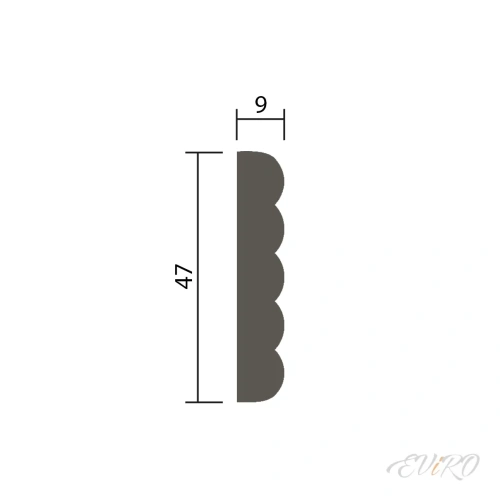 Молдинг EViRO Модель 1.51.356